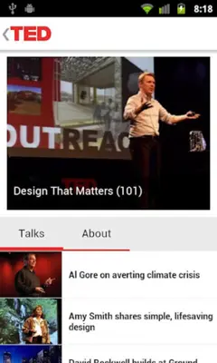 TED android App screenshot 2