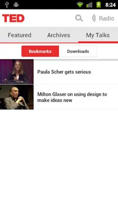 TED android App screenshot 3